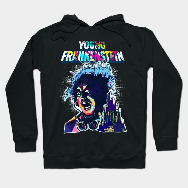 Young Frankenstein - WPAP Hoodie by GUN BARBAR